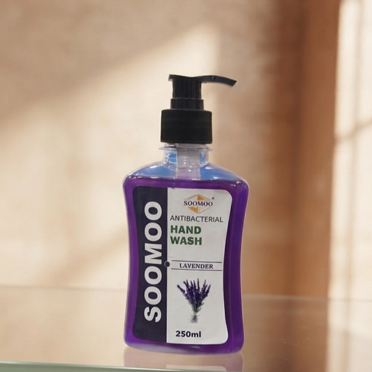 Soomoo Antibacterial Hand Wash - Personal Care Product Designed For Hand Hygiene And Cleanliness Maintenance Routine - 250ML (Lavender)