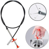 Stainless Steel Sink Wire Drain Cleaner | 90cm Spring Cleaning Stick