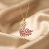 Swan Zircon Necklace