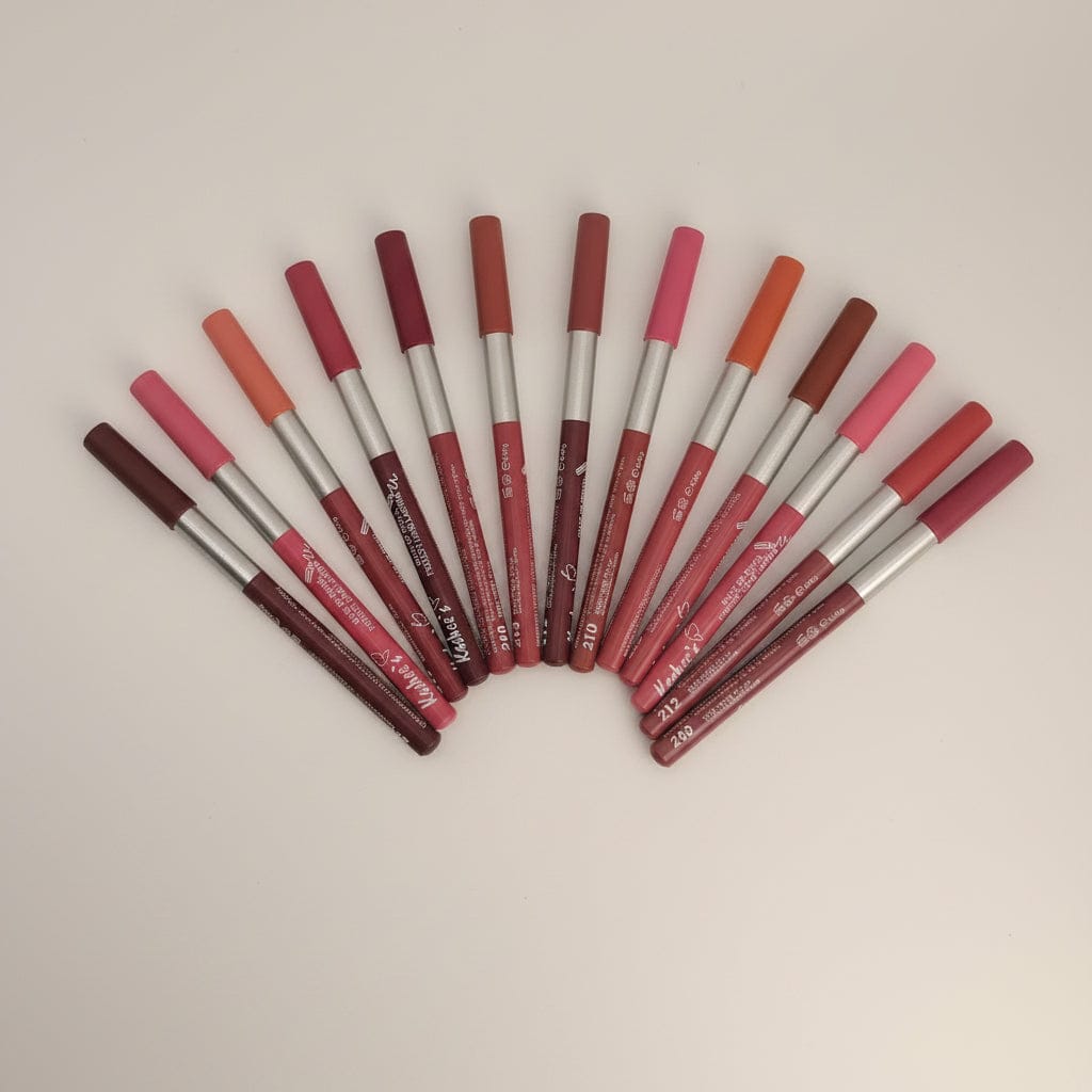Kashee's High Pigmented Smooth Lipstick - Creamy Formula Designed For Bold Even Color Lip Definition And Long-Lasting Wear - Shades Of Nude (Pack of 12)