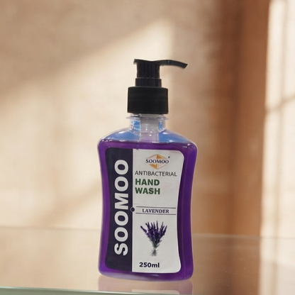 Soomoo Antibacterial Hand Wash - Personal Care Product Designed For Hand Hygiene And Cleanliness Maintenance Routine - 250ML (Lavender)