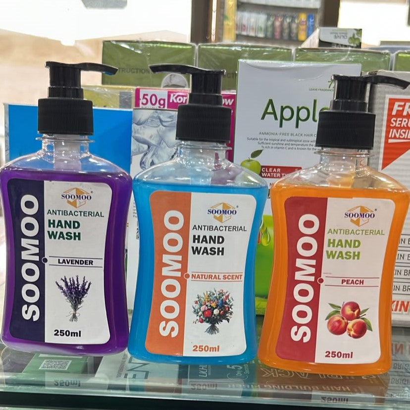Soomoo Antibacterial Hand Wash - Personal Care Product Designed For Hand Hygiene And Cleanliness Maintenance Routine - 250ML (Lavender)