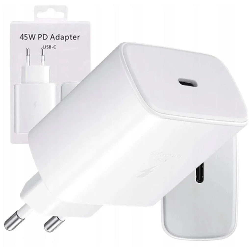 Samsung 25W PD USB-C Fast Charging Adapter – Type-C Wall Charger (Pack of 1)