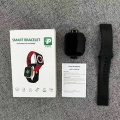 D20 Ultra Fitness Smart Bracelet – Bluetooth Heart Rate & Blood Pressure Monitor (Black)